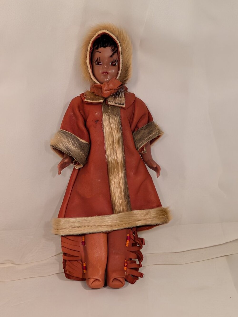 Collectors DOLL Canadian Inuit / Indigenous Leather